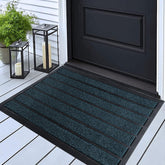 Front view of ubdyo Extra Durable Door Mat 30" x 17" in Bright Blue