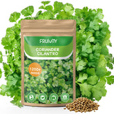 Fruivity Cilantro Seeds pack front view with resealable bag