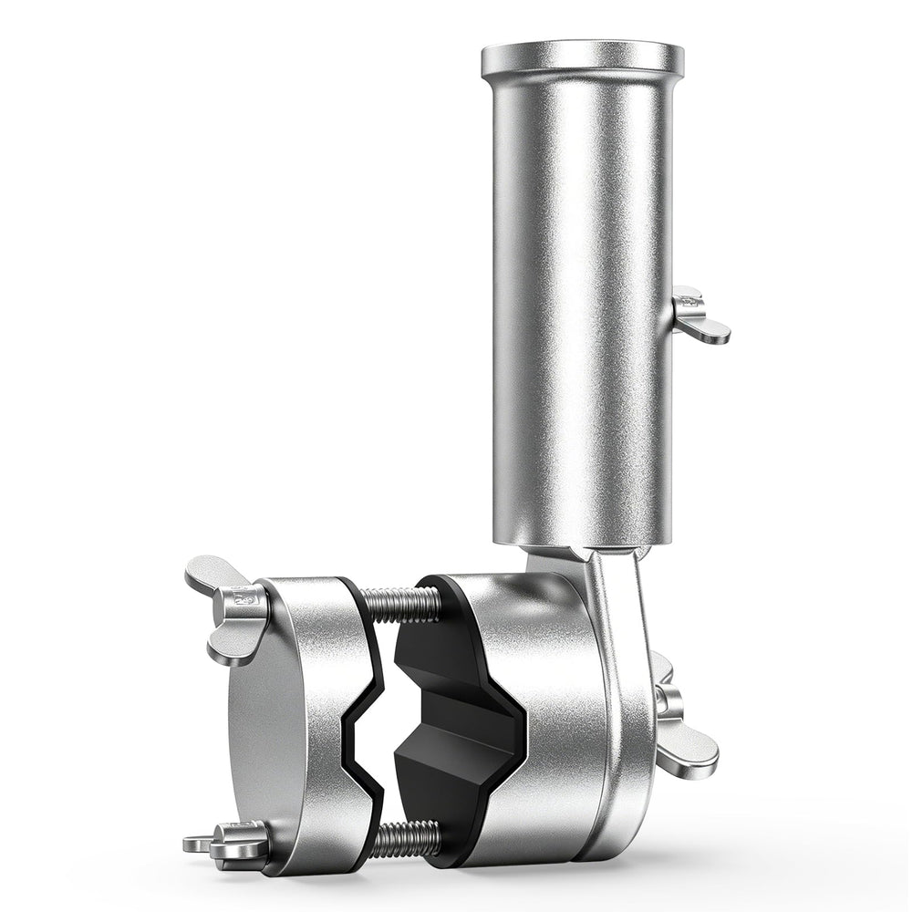 Fshihine Flag Pole Holder front view, 304 stainless steel