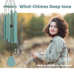 FSVGYY Wind Chimes displayed in a garden setting