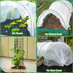 FuBegi garden hoops installed in raised bed