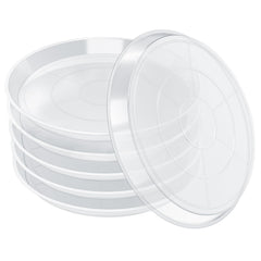 FUIJOL 12 inch clear plant saucer front view