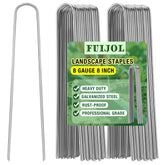 FUIJOL 8-inch landscape staples pack of 100