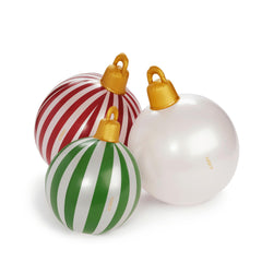 FUNBOY Giant Inflatable Light-Up Christmas Ornaments large 24-inch front view