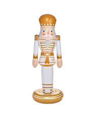 FUNBOY Gold Inflatable Nutcracker 5 ft front view