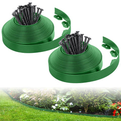 FunFanso 2-Inch x 66 FT landscape edging border kit, green