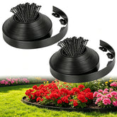 FunFanso 66FT Landscape Edging Border in black, front view