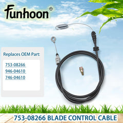 Funhoon Control Cable 753-08266 packaging on a white background