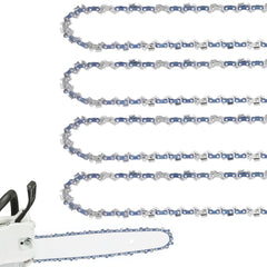 FUNKYWOO 18 Inch Chainsaw Chain front view with 72 drive links