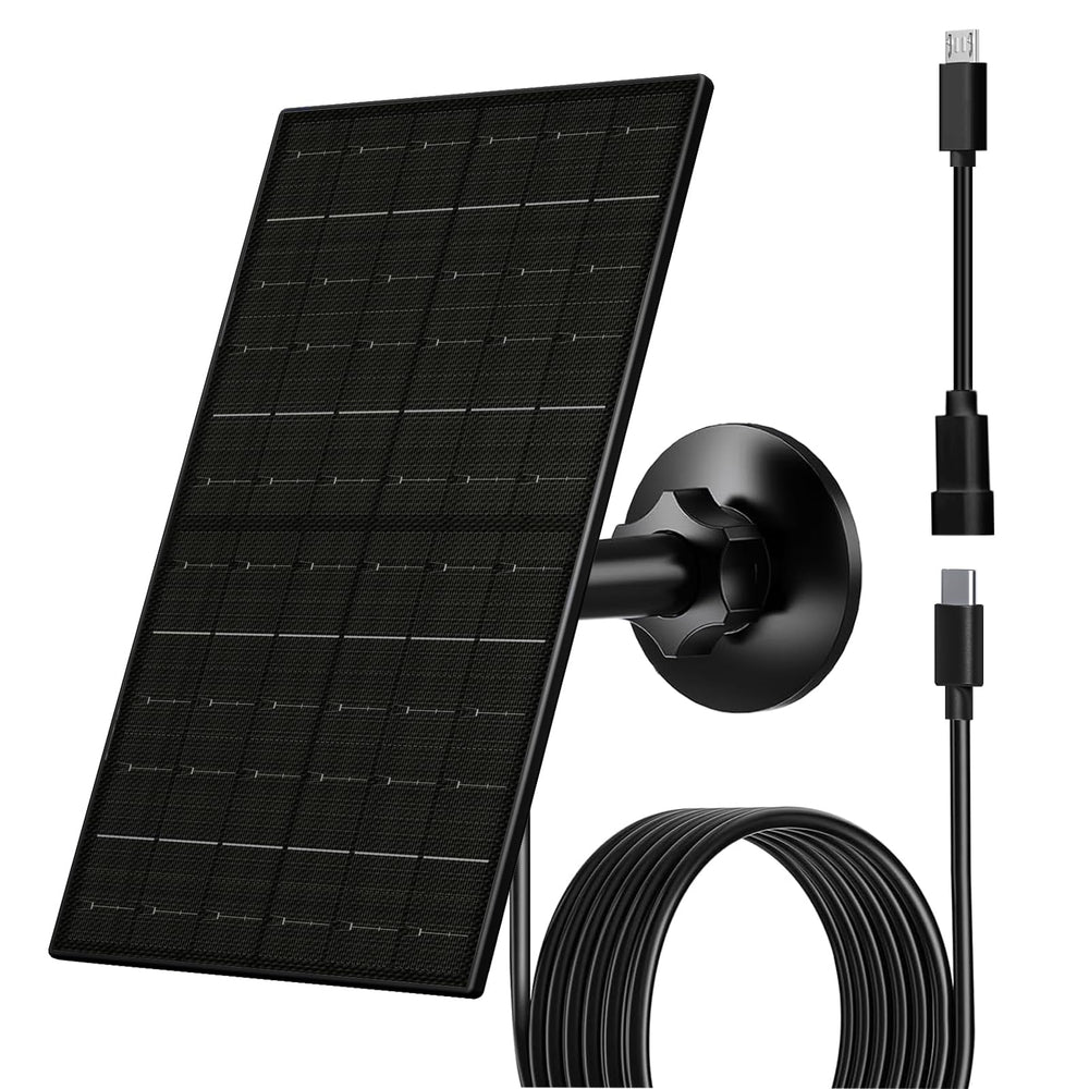 FUTUREZEN 6W Solar Panel front view with adjustable mount
