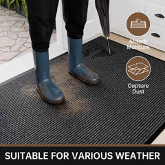 Futurwit doormat placed at a front door entrance