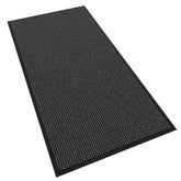 Futurwit Heavy Duty Doormat 48" x 24" in gray stripe pattern