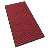 Futurwit Heavy Duty Doormat 48" x 24" Red Stripe front view