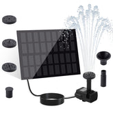 FYDGTPI 2W Solar Water Fountain with 4 nozzles front view