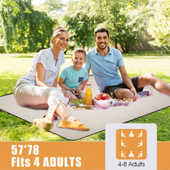 G GOOD GAIN Picnic Blanket rolled with strap