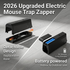 G-Jyuncyou Electric Mouse Trap Zapper side view with removable bait tray