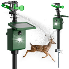 G-Jyuncyou motion activated animal repeller front view with water sprinkler