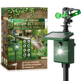 G-Jyuncyou Motion Activated Animal Repeller with water sprinkler, green color