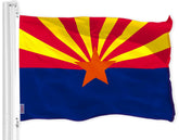 G128 Arizona State Flag 3x5 ft front view with vibrant colours