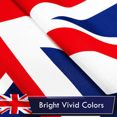 G128 United Kingdom Flag displayed indoors