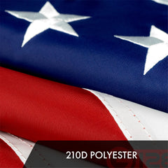 G128 USA Flag folded showing vibrant colours