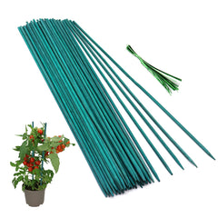 GAGINANG bamboo plant stakes pack of 50, 15 inches green