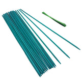 GAGINANG Green Bamboo Plant Stakes 18 inches front view