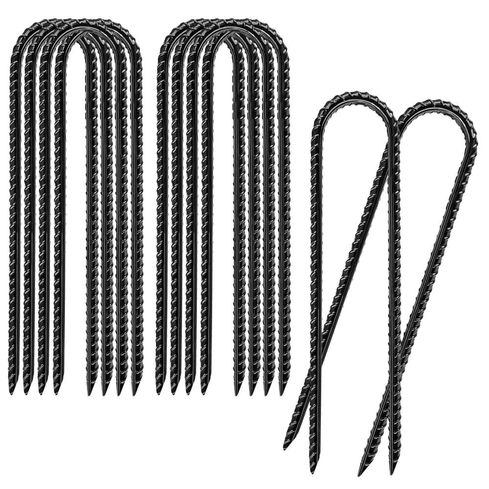 gaildon 8 Inch U-Shaped Rebar Stake front view