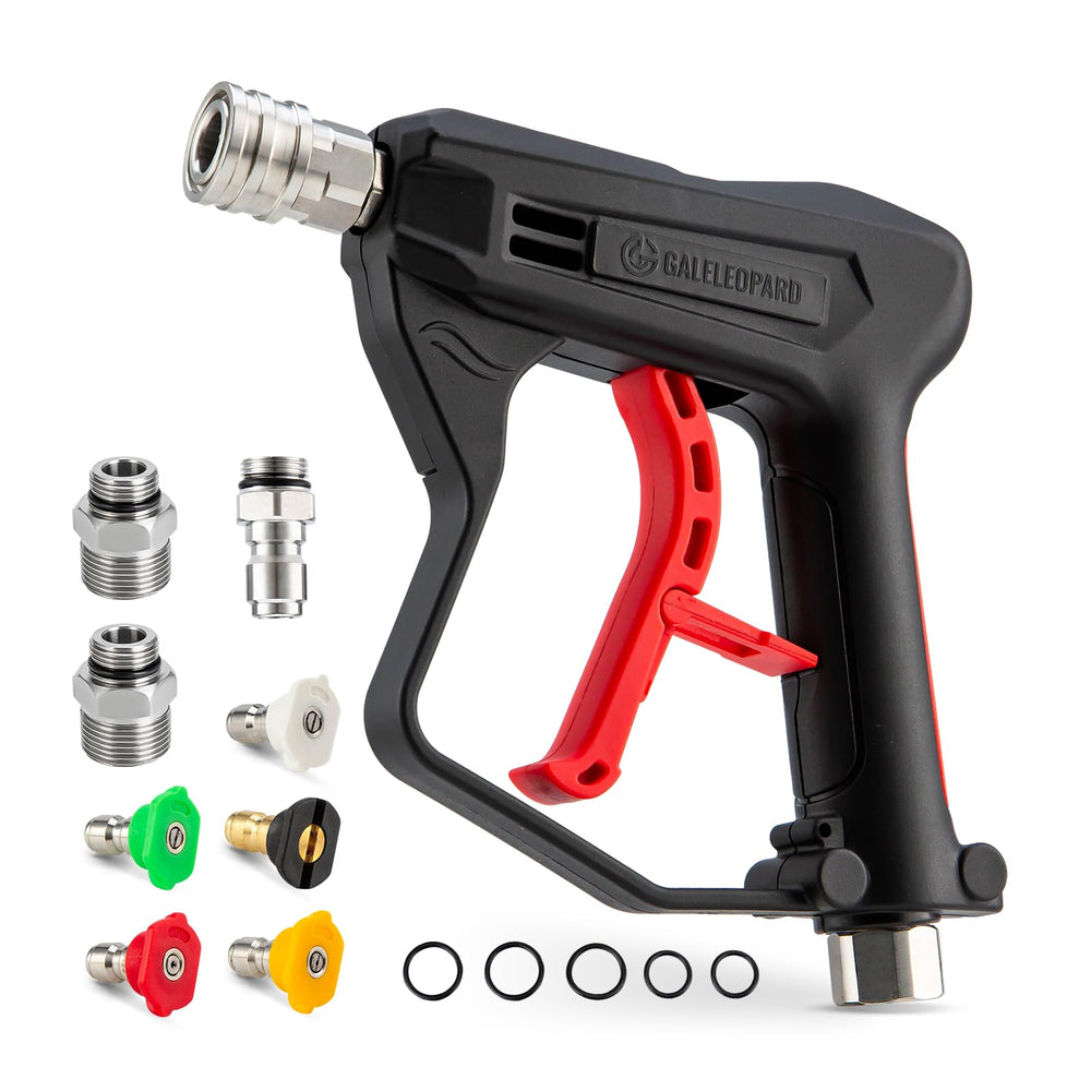 GALELEOPARD Short Pressure Washer Gun with nozzle tips
