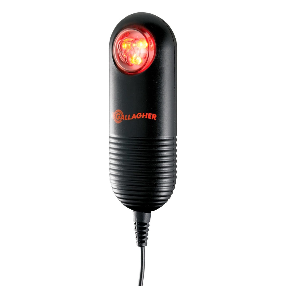 Gallagher Live Fence Indicator front view with LED light