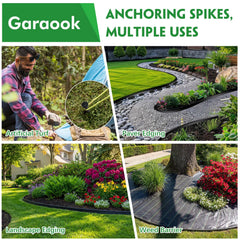 Garaook landscaping spikes showing spiral design