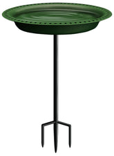 Garbuildman Extra-Large Birdbath Green front view