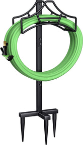 Garbuildman Garden Hose Holder front view with volcano design