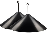 Garbuildman Squirrel Baffle front view with glossy black finish