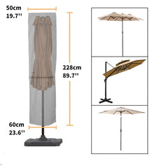 Garden Balsam patio umbrella cover with rod included