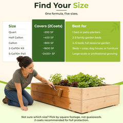 Garden Box Sealer packaging and label details