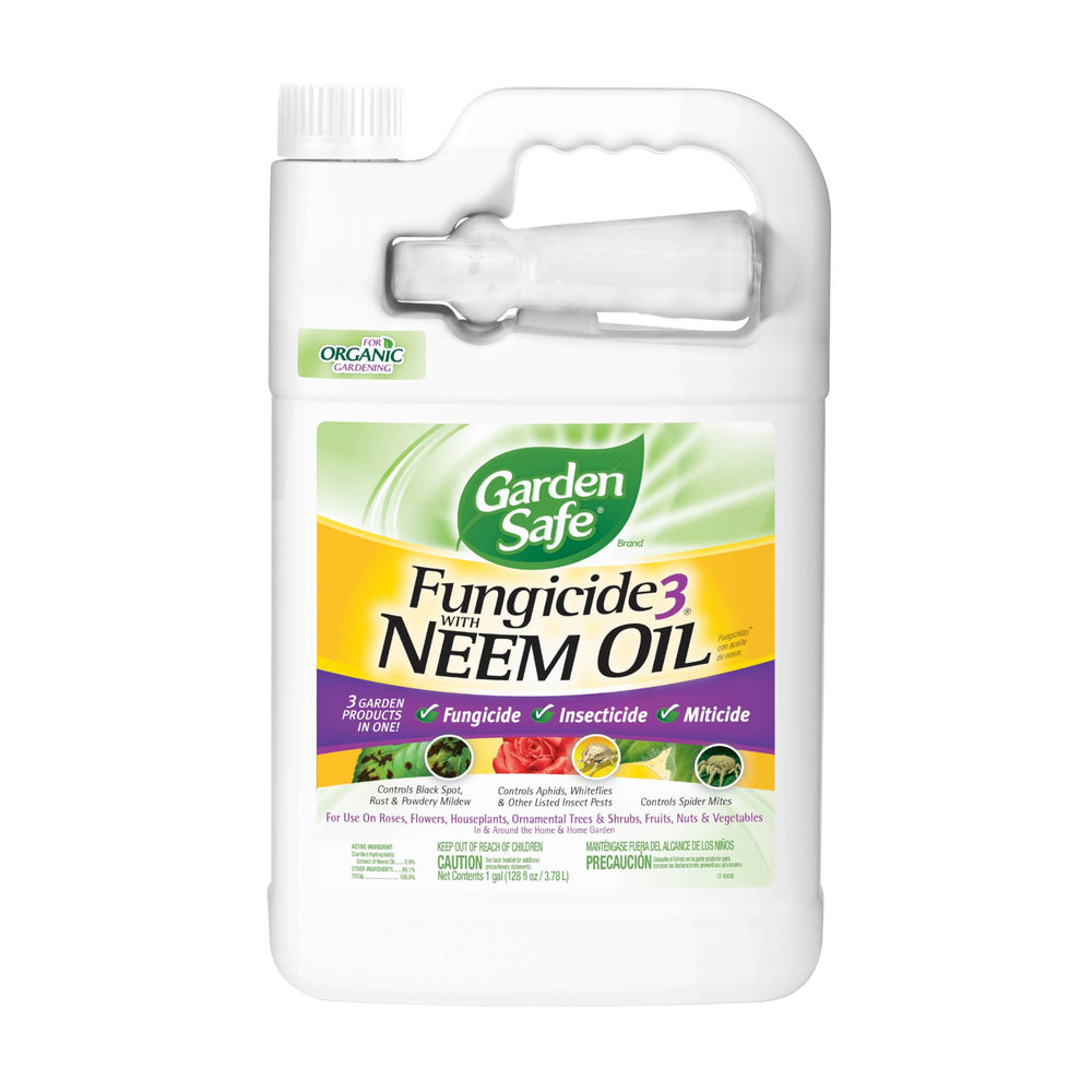 Garden Safe Fungicide3 with Neem Oil, 1 Gal front view