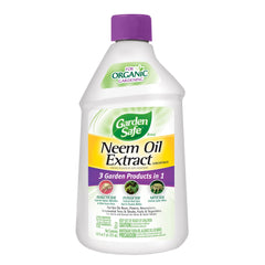 Garden Safe Neem Oil Extract Concentrate 10 oz bottle front view