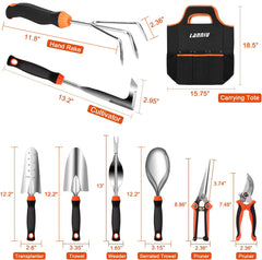 Garden trowel and transplanter trowel from LANNIU set