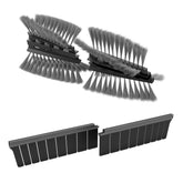 Gardena Retrofit Set Leaf Collector for Patio front view, Black/Grey
