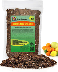 Gardenera Citrus Tree Potting Soil Mix 3 Quart Bag front view