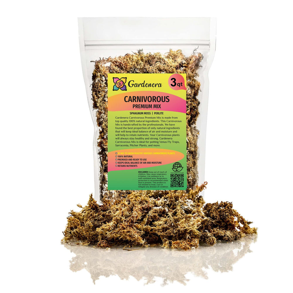 Gardenera Sphagnum Moss Potting Mix 3 Quart bag front view