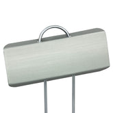 GardenMate 50-Pack metal plant labels front view with zinc finish