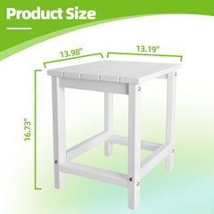 GARDENSTAR Outdoor Side Table with drinks on patio