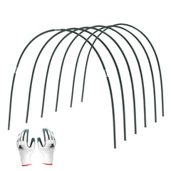 Gardzen Garden Hoops 17-inch green hoops pack