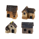 Garneck Miniature Fairy Garden Houses assorted colours front view