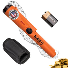 Garrett Pro-Pointer AT waterproof metal detector front view in orange