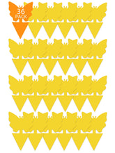 Garsum 36 Pack Fruit Fly Trap yellow sticky traps in butterfly shape