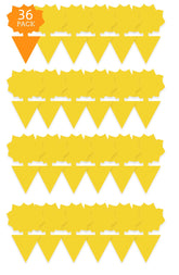 Garsum 36 Pack Sticky Insect Traps in sunflower colour