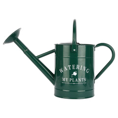 Garutom 1 Gallon Galvanized Watering Can green front view